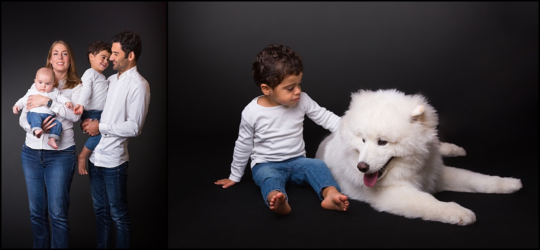 Séance photo en famille