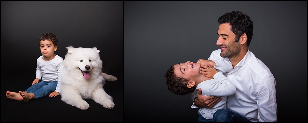 Séance photo en famille