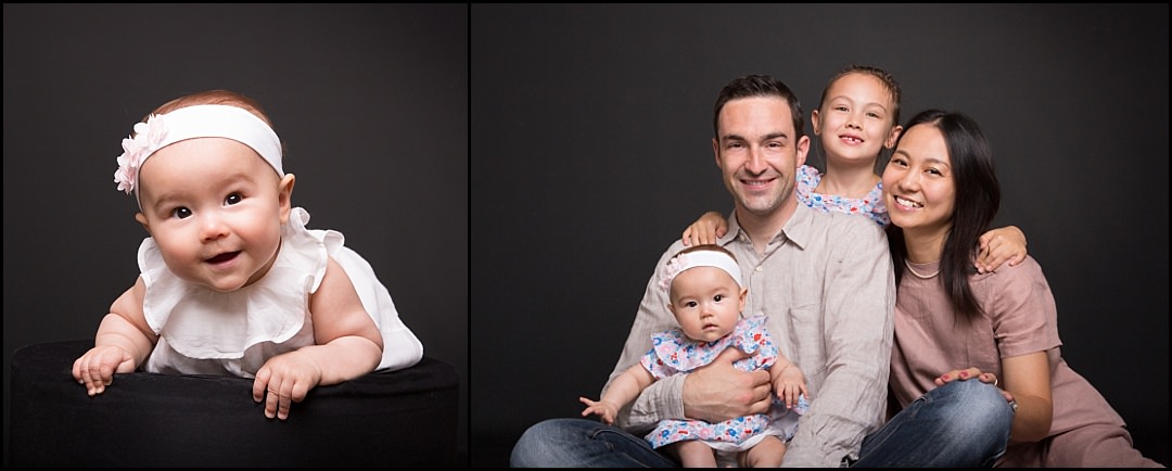 séance famille studio photo