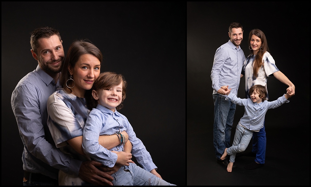 Séance famille studio photo