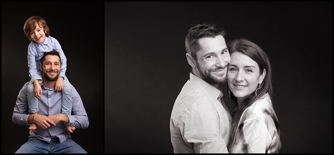 Séance famille studio photo